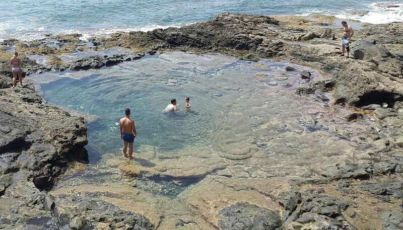 Charca de Los Pérez, en los riscos de Clavellinas/Pedro Benítez
